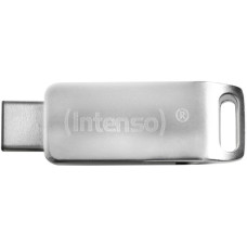 Intenso cMOBILE LINE 64 GB, USB-Stick(silber, USB-A 3.2 Gen 1, USB-C 3.2 Gen 1)