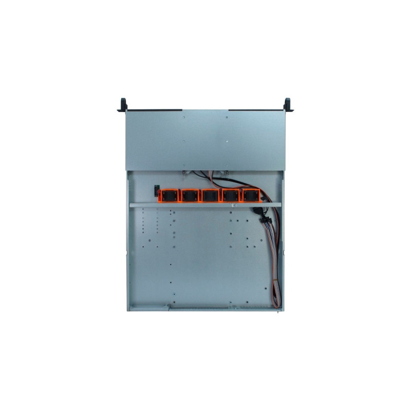 Inter-Tech 1U 10255, Server-Gehäuse(schwarz, 1 Höheneinheit)