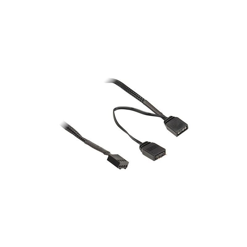 Inter-Tech Argus L-12025W 120x120x25, Gehäuselüfter(weiß/transparent)