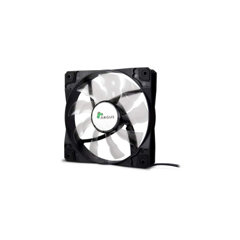 Inter-Tech Argus L-12025 120x120x25mm, Gehäuselüfter(schwarz/transparent)