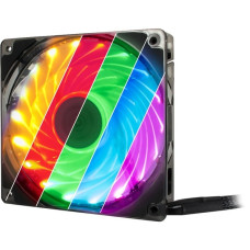 Inter-Tech Argus L-12025 Aura RGB, Gehäuselüfter(schwarz/transparent)