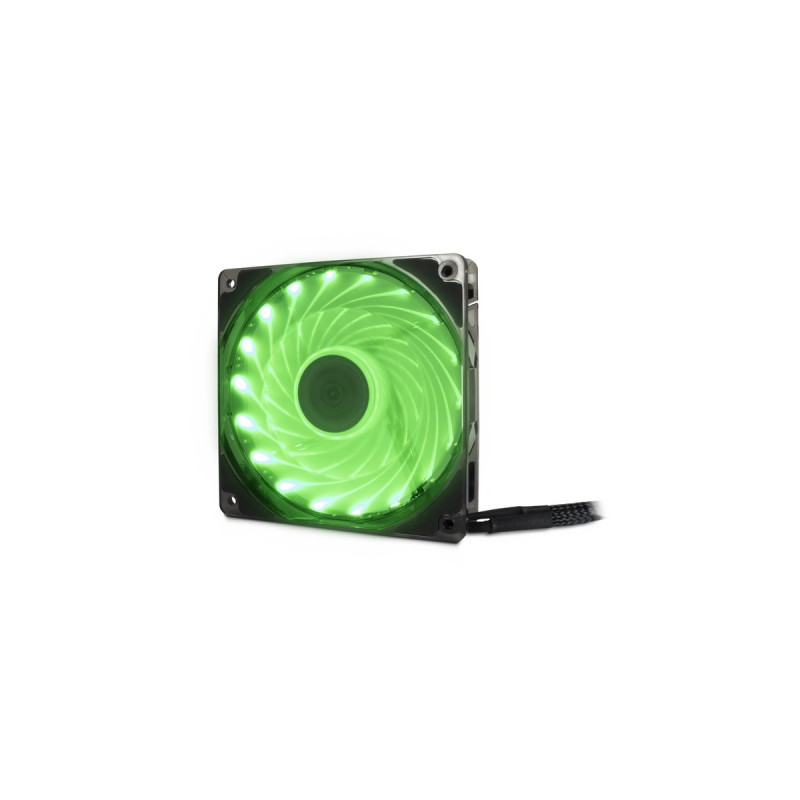 Inter-Tech Argus L-12025 Aura RGB, Gehäuselüfter(schwarz/transparent)