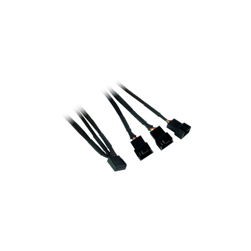 Inter-Tech Argus RGB-Fan Set RS-14 140x140x25, Gehäuselüfter(schwarz, 3er Set, inkl. Controller)