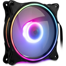 Inter-Tech Argus RS-081 RGB 120x120x25mm, Gehäuselüfter(schwarz, spezifischer 6pin Anschluss: nur für Fan Set RS-08 geeignet)