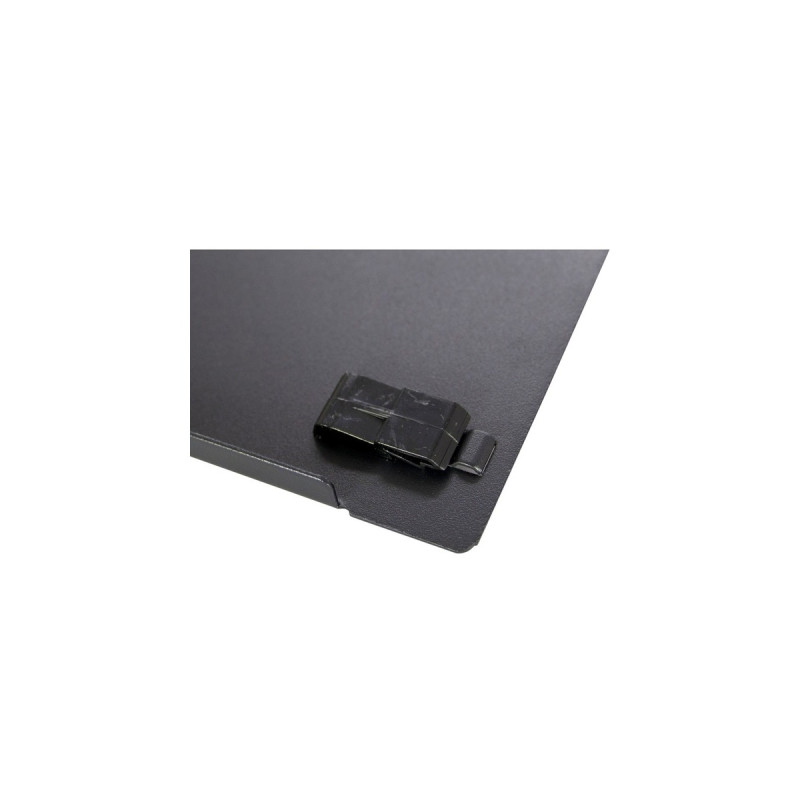 Inter-Tech Blindplatte 4HE geklippt, Blende(schwarz)