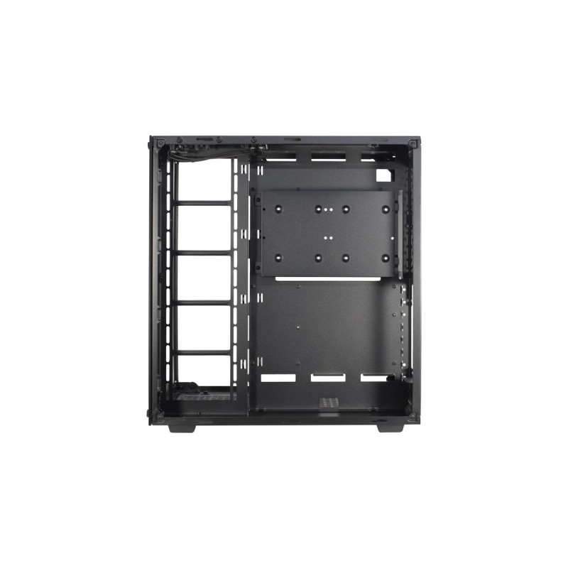 Inter-Tech C-701 Panorama, Tower-Gehäuse(schwarz, Tempered Glass)