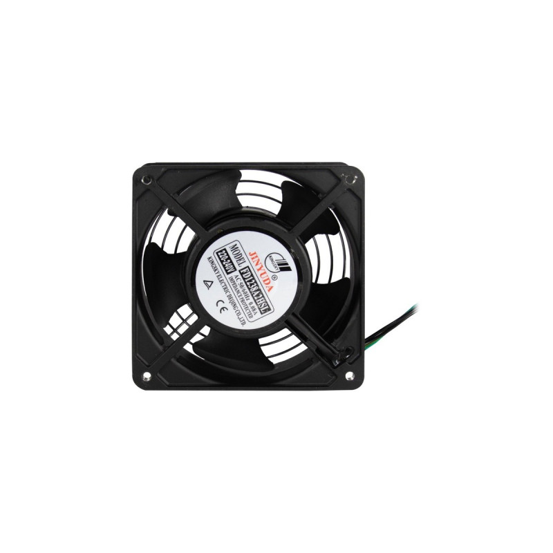 Inter-Tech Fan SWFAN 120mm/230V, Luftkühler(schwarz, für Server- und Wandschränke mit 230-Volt-Anschluss)
