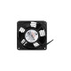 Inter-Tech Fan SWFAN 120mm/230V, Luftkühler(schwarz, für Server- und Wandschränke mit 230-Volt-Anschluss)