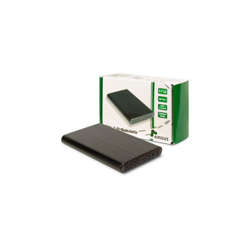 Inter-Tech GD-25010, Laufwerksgehäuse(schwarz)