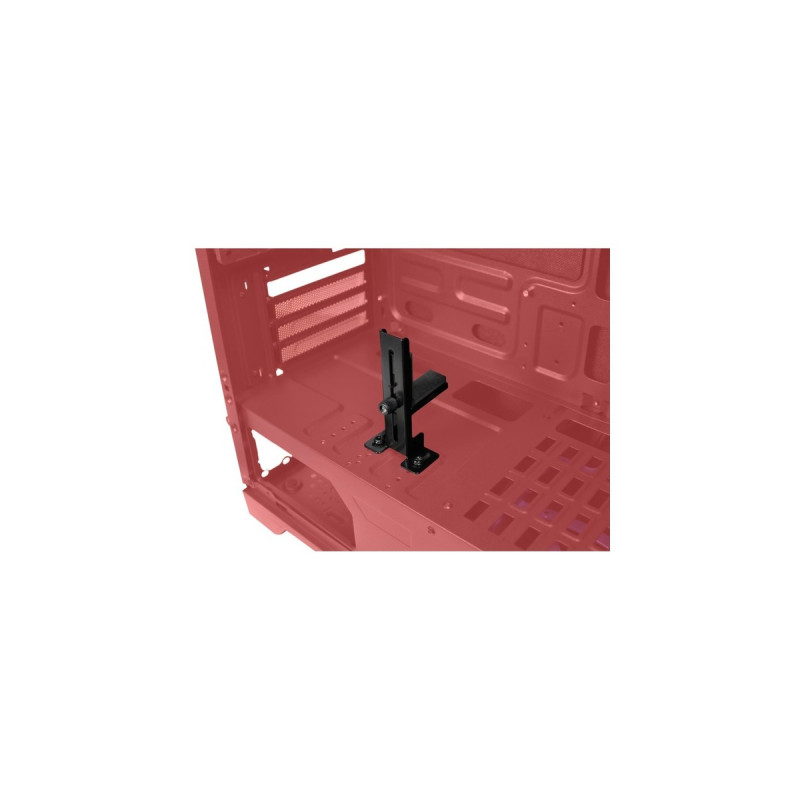 Inter-Tech H-606, Tower-Gehäuse(schwarz, gedämmt)