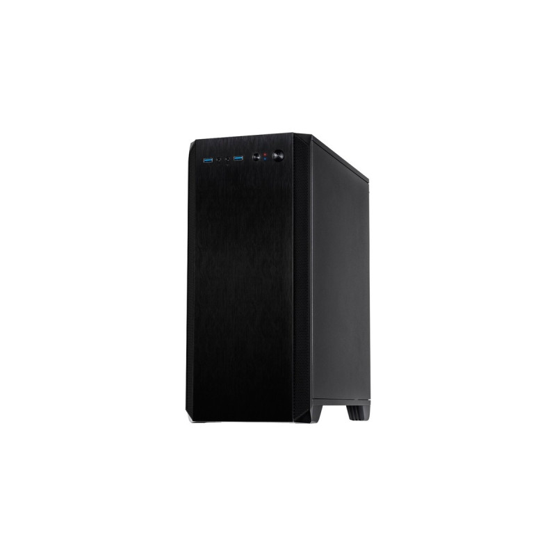 Inter-Tech H-606, Tower-Gehäuse(schwarz, gedämmt)