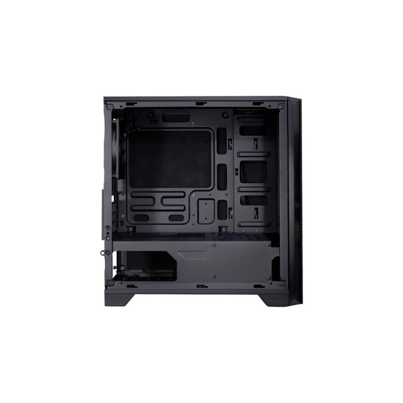 Inter-Tech H-606, Tower-Gehäuse(schwarz, gedämmt)