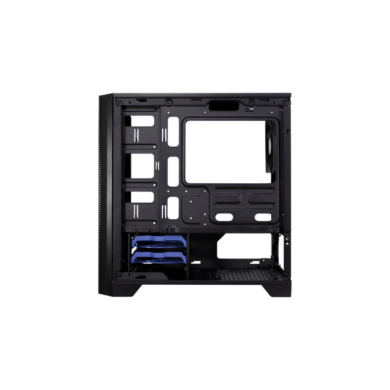 Inter-Tech H-606, Tower-Gehäuse(schwarz, gedämmt)