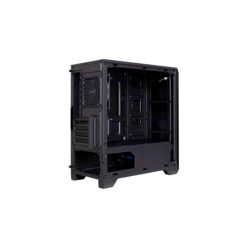 Inter-Tech H-606, Tower-Gehäuse(schwarz, gedämmt)