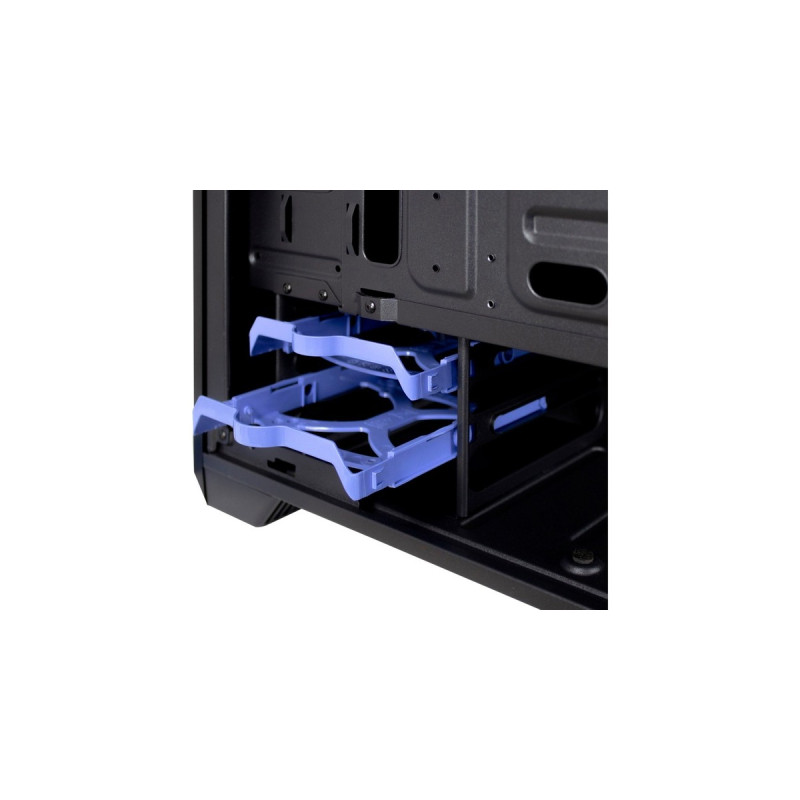 Inter-Tech H-606, Tower-Gehäuse(schwarz, gedämmt)