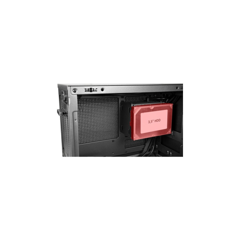 Inter-Tech IM-1 Pocket, Tower-Gehäuse(schwarz)