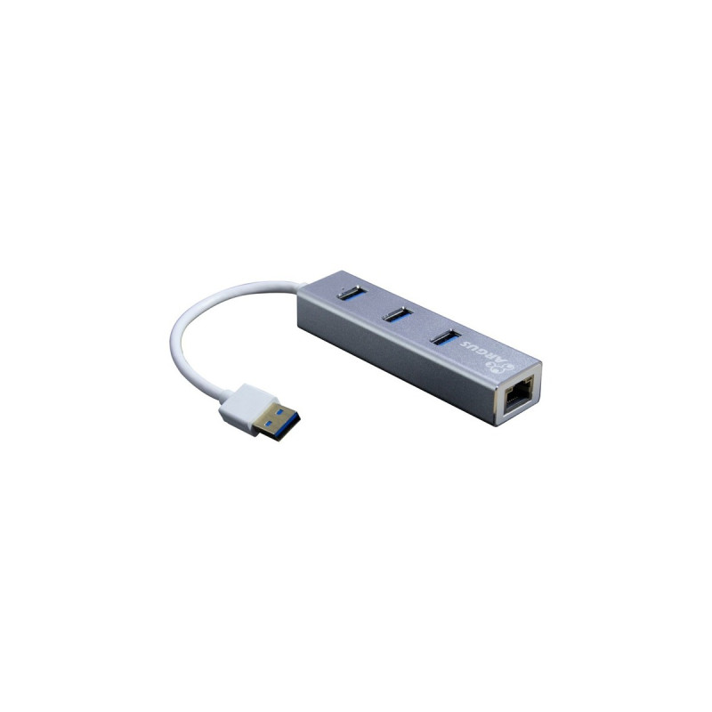 Inter-Tech IT-310-S, Dockingstation(aluminium, USB-A, LAN)