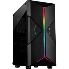 Inter-Tech IT-3306 Cavy, Tower-Gehäuse(schwarz, Window-Kit)