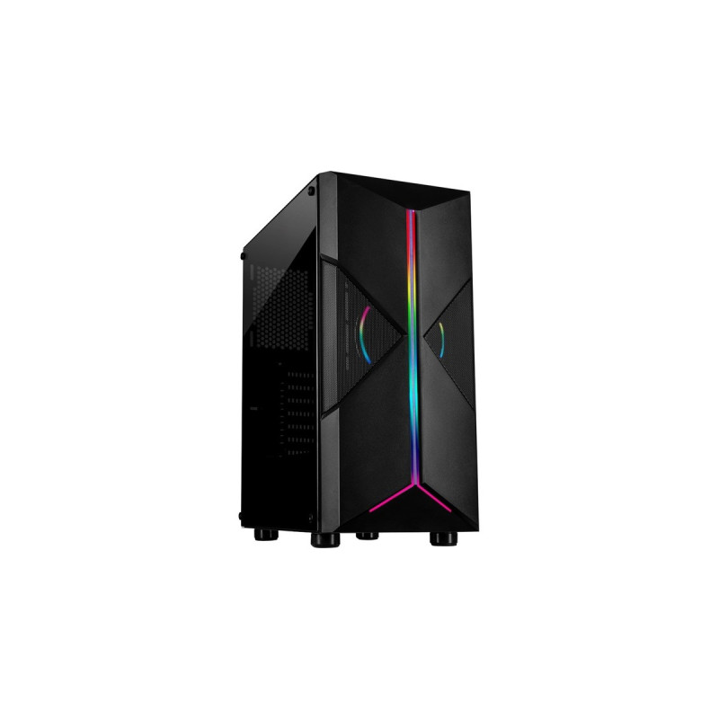 Inter-Tech IT-3306 Cavy, Tower-Gehäuse(schwarz, Window-Kit)