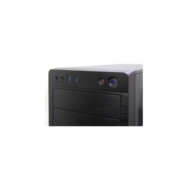 Inter-Tech IT-5916, Tower-Gehäuse(schwarz, inkl. SL-500K Netzteil)