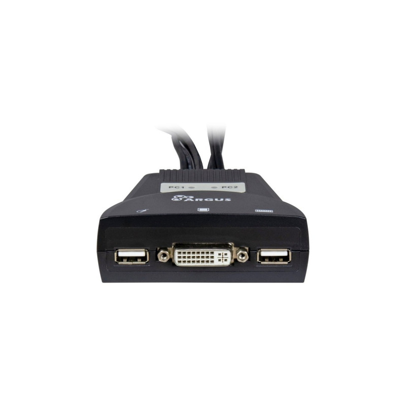Inter-Tech KVM-Switch LS-21DA DVI(schwarz)