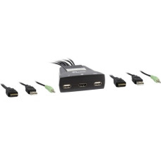 Inter-Tech KVM Switch LS-21HA HDMI, LAN-Adapter