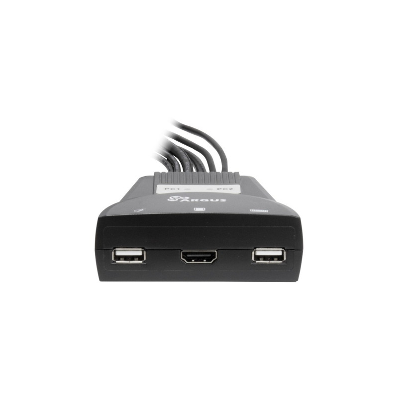 Inter-Tech KVM Switch LS-21HA HDMI, LAN-Adapter