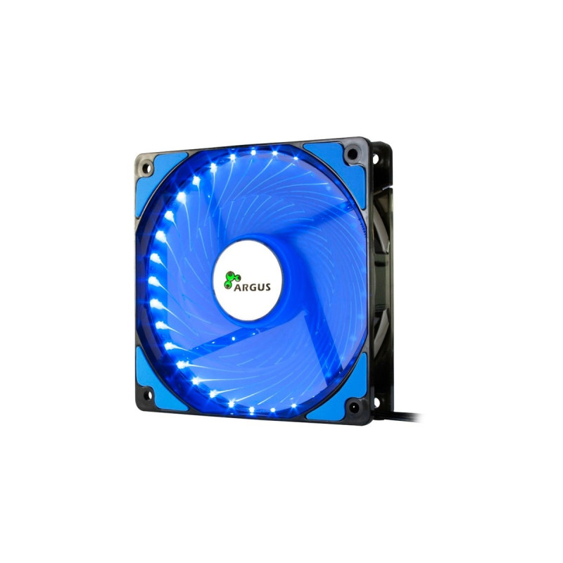 Inter-Tech L-12025 120x120x25mm, Gehäuselüfter(schwarz/blau)