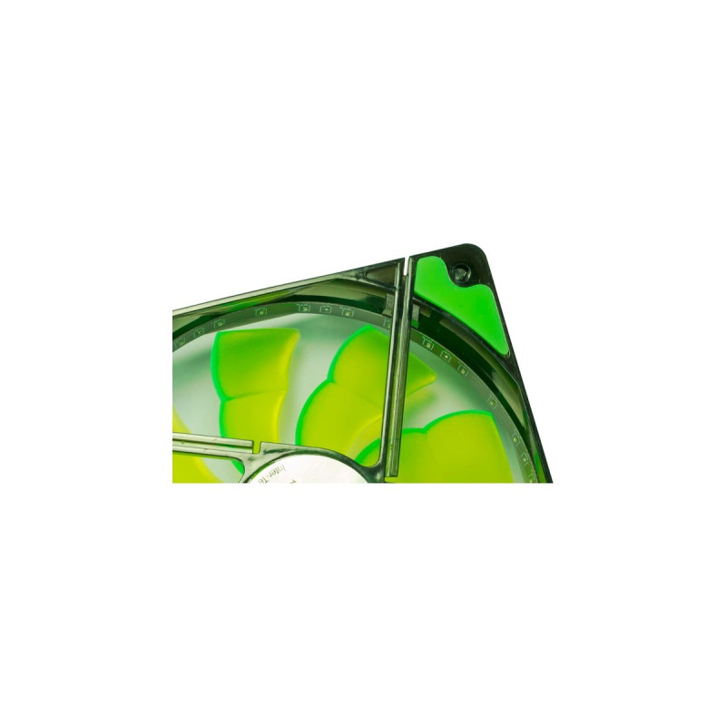 Inter-Tech L-12025 120x120x25mm, Gehäuselüfter(schwarz/grün)