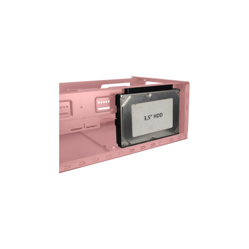 Inter-Tech MI-008 ITX, Tower-Gehäuse(schwarz)