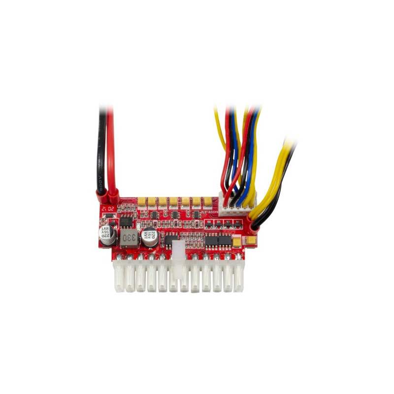 Inter-Tech Mini-ITX PSU 200W NAS DC/DC, Adapter(ohne Netzteil, unterstützt Netzteile bis 200W, null Watt)
