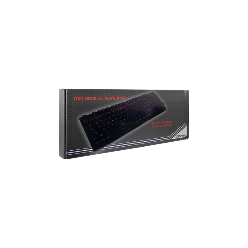 Inter-Tech NK-2000ME, Gaming-Tastatur(schwarz, DE-Layout)