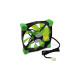 Inter-Tech N-120-GR 120x120x25mm, Gehäuselüfter(schwarz/grün)