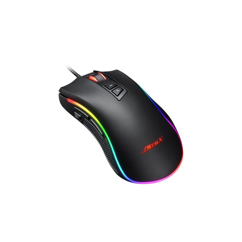 Inter-Tech Nitrox GT-300+ RGB, Gaming-Maus(schwarz)