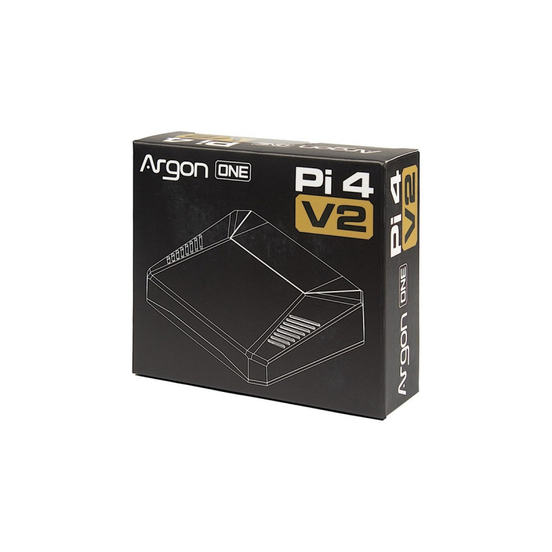 Inter-Tech ODS-727 für Raspberry Pi 4B, Gehäuse(für Raspberry Pi 4 Modell B)