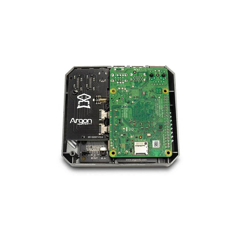 Inter-Tech ODS-727 für Raspberry Pi 4B, Gehäuse(für Raspberry Pi 4 Modell B)