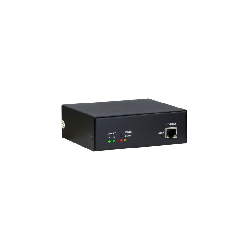Inter-Tech Steckdosenleiste PDU ST-1021, 2-fach(schwarz, per Fernzugang via Webinterface schaltbar)