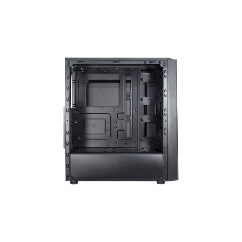 Inter-Tech T-11 TELEVEN, Tower-Gehäuse(schwarz, Seitenteil aus Acrylglas)