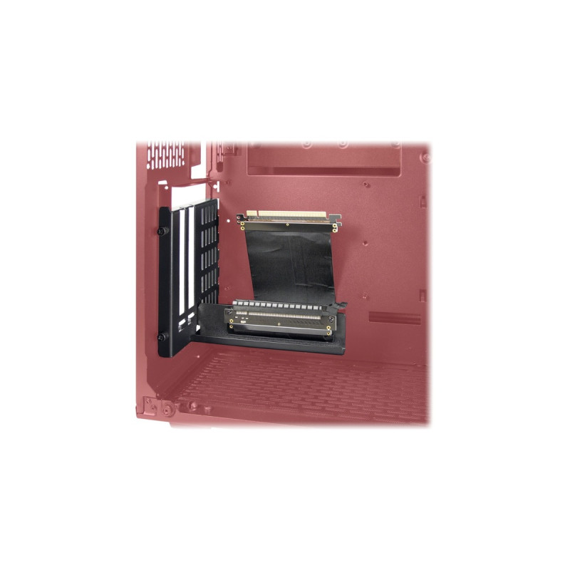 Inter-Tech Umbausatz vertikal für Grafikkarte, Adapter(schwarz, für C-701 Panorama und C-702 Diorama)