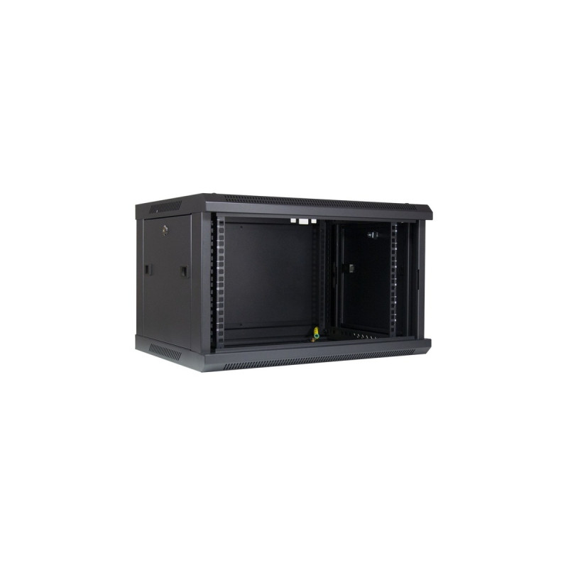 Inter-Tech Wandgehäuse SMA-6406, IT-Schrank(schwarz, 6HE)