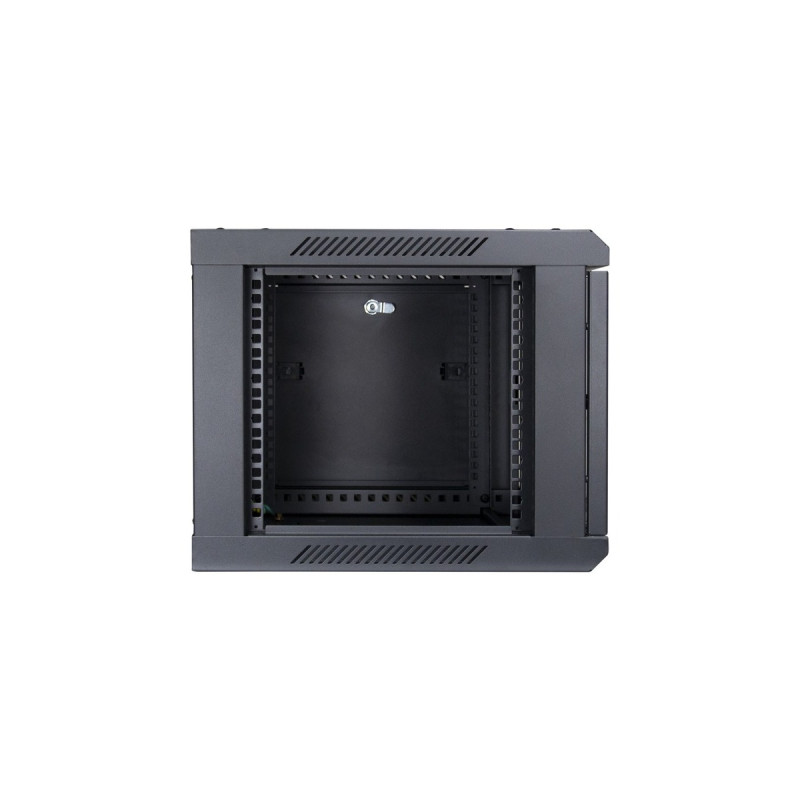 Inter-Tech Wandgehäuse SMA-6406, IT-Schrank(schwarz, 6HE)