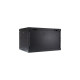 Inter-Tech Wandgehäuse SMA-6406, IT-Schrank(schwarz, 6HE)