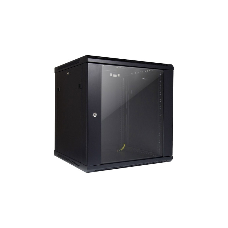 Inter-Tech Wandgehäuse SMA-6612, IT-Schrank(schwarz, 12HE)