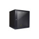 Inter-Tech Wandgehäuse SMA-6612, IT-Schrank(schwarz, 12HE)