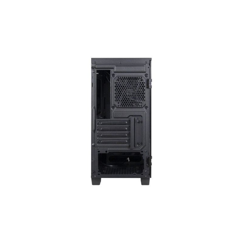 Inter-Tech X-608 Infinity Micro Infinity-Mirror, Tower-Gehäuse(schwarz, Tempered Glass)