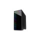Inter-Tech X-908 Infini2 Infinity-Mirror, Tower-Gehäuse(schwarz, Tempered Glass)