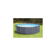 Intex Frame Pool Set Graphit Ø 478 x 124cm, Schwimmbad(dunkelgrau/blau, mit Sandfilteranlage)