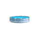 Intex Frame Pool Set Prism Rondo 126724GN, Ø 457 x 107cm, Schwimmbad(grau/blau, Kartuschen-Filteranlage ECO 638G)