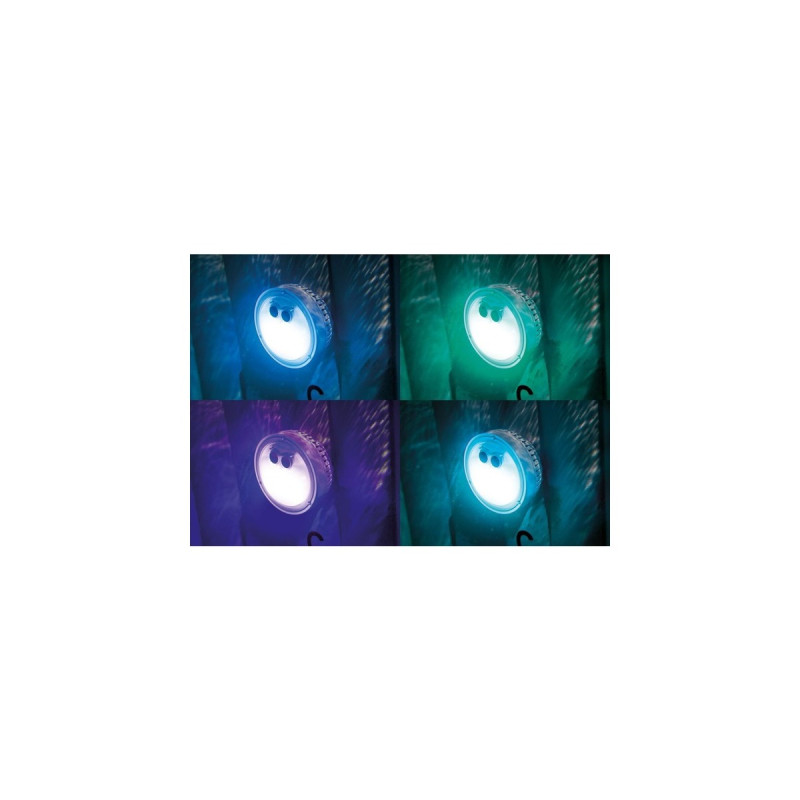 Intex Pure SPA Bubble Massage Greywood Deluxe Ø 196 x 71cm, Schwimmbad(dunkelgrau, mit Kalkschutzsystem)