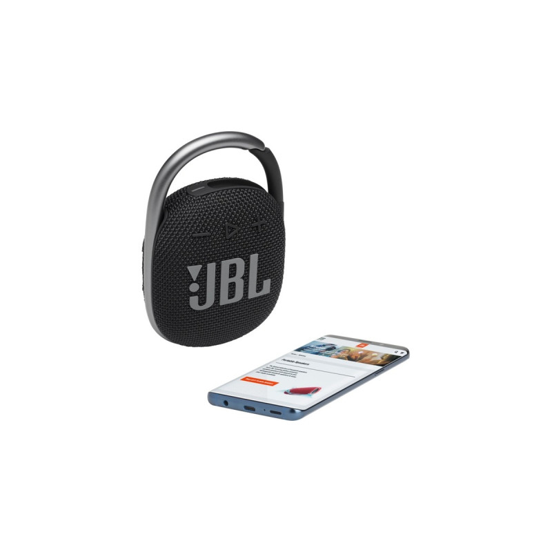 JBL Clip 4, Lautsprecher(schwarz, Bluetooth 5.1, IP67)